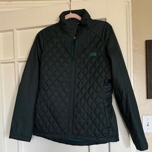 The North Face Women's Dark Green Quilted Puffer Jacket